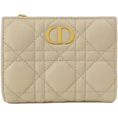 Pre-owned Wallets, female, , Size: ONE SIZE Pre-owned Leather wallets - Dior Vintage - Modalova