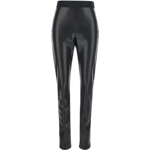 Schwarze Hose Pantalone/Pants , Damen, Größe: 2XS - MSGM - Modalova