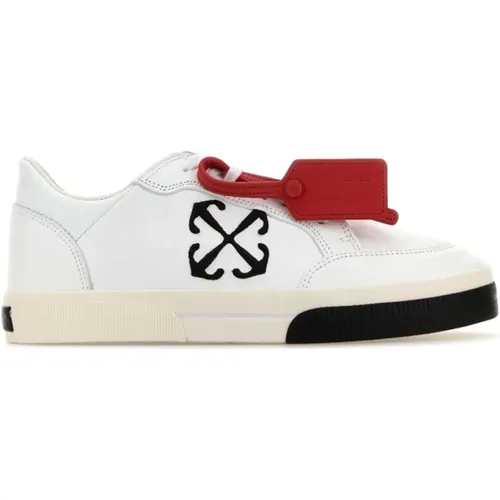 Off , Weiße niedrige vulkanisierte Sneakers , Herren, Größe: 41 EU - Off White - Modalova