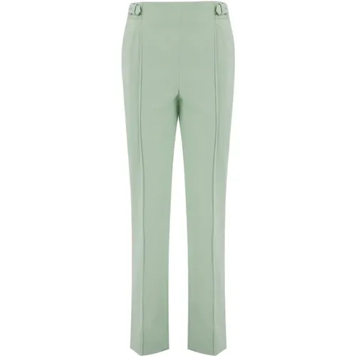 Tailored Chinos with Pleats and Adjustable Waist , female, Sizes: S, XS, M - Ermanno Scervino - Modalova