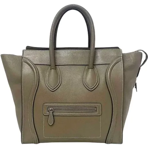 Pre-owned Tote Bags, female, , Size: ONE SIZE Pre-owned Leather totes - Celine Vintage - Modalova