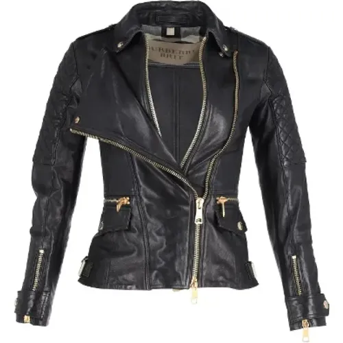 Pre-owned Leather outerwear , female, Sizes: M - Burberry Vintage - Modalova