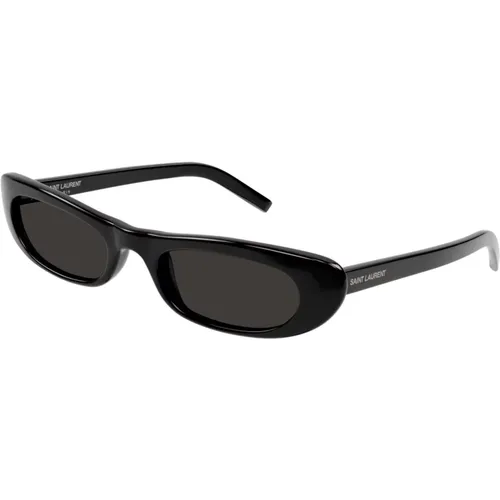 Round Sunglasses in Acetate , female, Sizes: 53 MM - Saint Laurent - Modalova