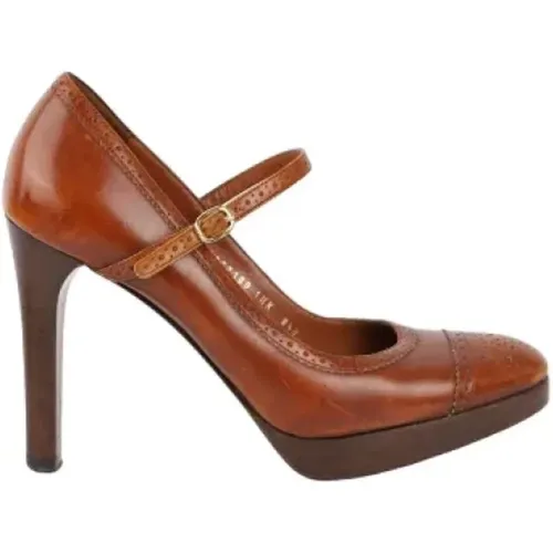 Pre-owned Leather heels , female, Sizes: 5 UK - Ralph Lauren Pre-owned - Modalova