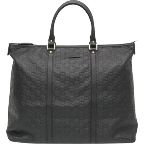 Pre-owned Tote Bags, female, , Size: ONE SIZE Pre-owned Leather gucci-bags - Gucci Vintage - Modalova