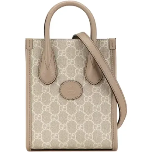 Pre-owned Mini Bags, female, , Size: ONE SIZE Pre-owned Canvas gucci-bags - Gucci Vintage - Modalova