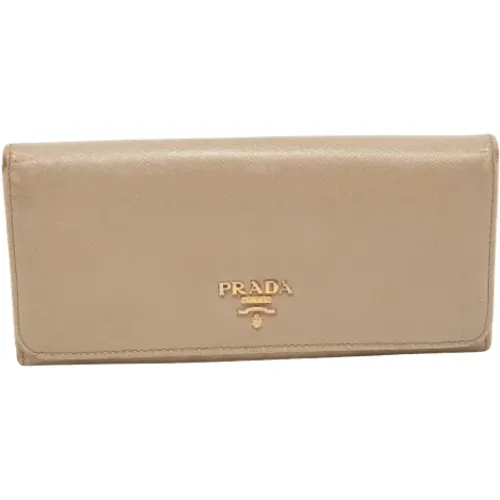 Pre-owned Leather wallets , female, Sizes: ONE SIZE - Prada Vintage - Modalova