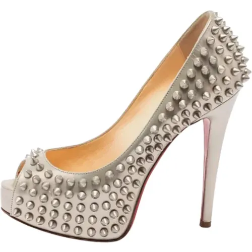 Pre-owned Leather heels , female, Sizes: 1 UK - Christian Louboutin Pre-owned - Modalova