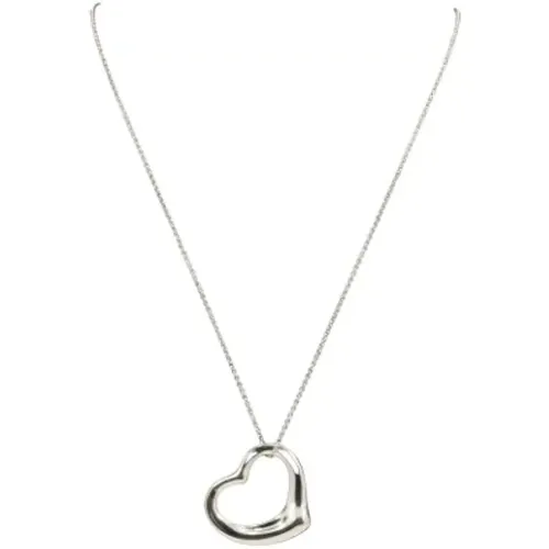 Pre-owned Jewellery, female, , Size: ONE SIZE Pre-owned Silver necklaces - Tiffany & Co. Pre-owned - Modalova