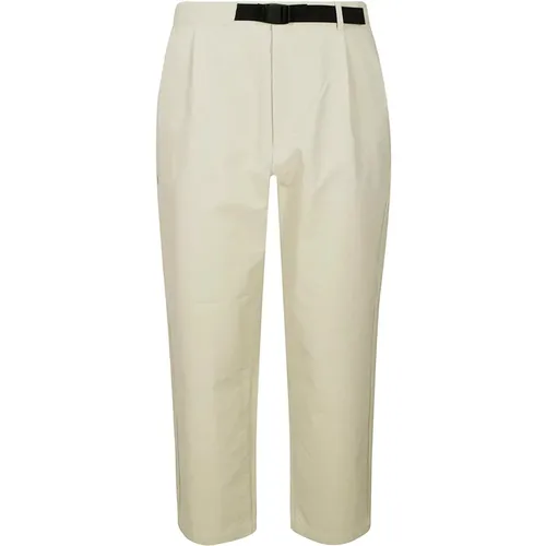 Straight Trousers, male, , Size: XL Tapered Ankle Pants with Drawstring Closure - Goldwin - Modalova