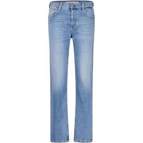 High-Waist Straight Leg Jeans für Damen , Damen, Größe: W26 L34 - Replay - Modalova