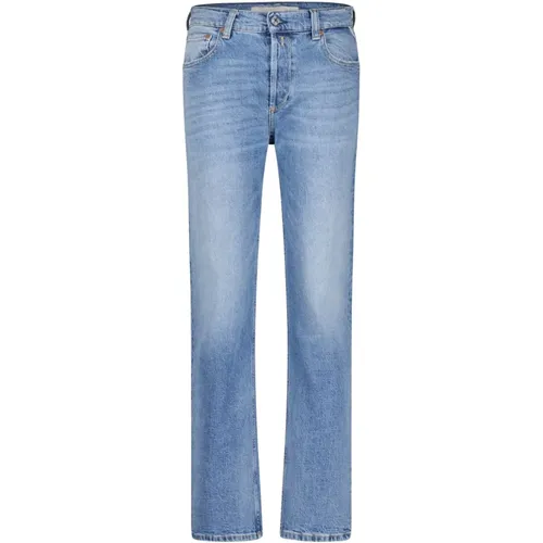 High-Waist Straight Leg Jeans für Damen , Damen, Größe: W30 L30 - Replay - Modalova