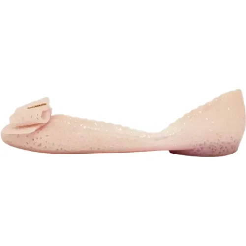 Pre-owned Flats, female, , Size: 6 1/2 US Pre-owned Fabric flats - Salvatore Ferragamo Pre-owned - Modalova