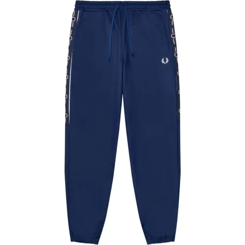 Sweatpants, male, , Size: S Men`s Logo Insert Sweatpants - Fred Perry - Modalova