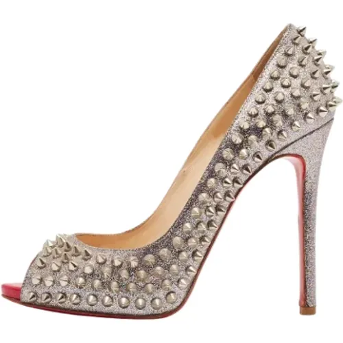 Pre-owned Pumps, female, , Size: 8 US Pre-owned Fabric heels - Christian Louboutin Pre-owned - Modalova