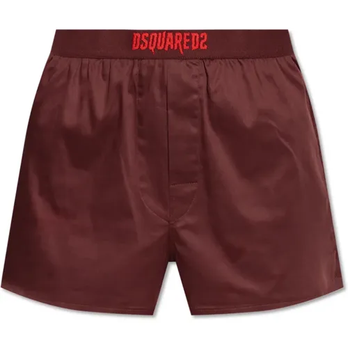 Baumwoll Boxershorts , Damen, Größe: XL - Dsquared2 - Modalova