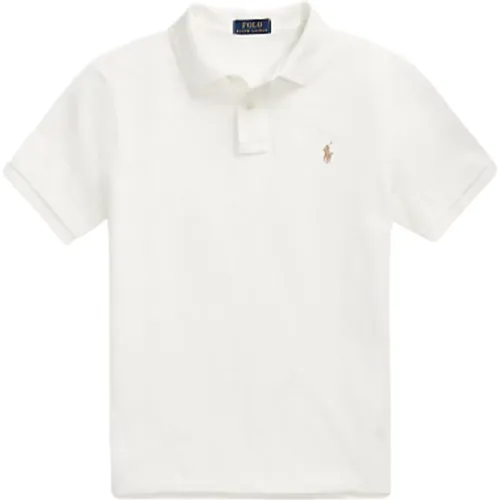 Herren Weißes Polo Shirt , Herren, Größe: M - Polo Ralph Lauren - Modalova