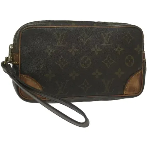 Pre-owned Canvas clutches , female, Sizes: ONE SIZE - Louis Vuitton Vintage - Modalova