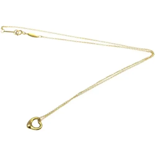 Pre-owned Jewellery, female, , Size: ONE SIZE Pre-owned Rose Gold necklaces - Tiffany & Co. Pre-owned - Modalova