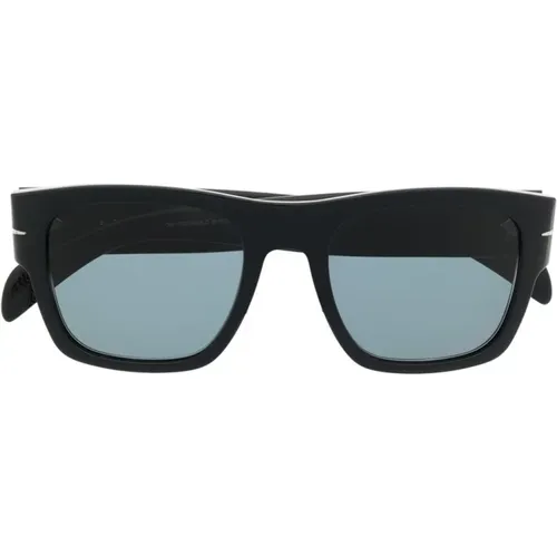 Schwarze Sonnenbrille für den täglichen Gebrauch , Herren, Größe: 52 MM - Eyewear by David Beckham - Modalova