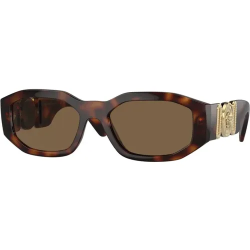 Stylish Sunglasses for Fashion Enthusiasts , unisex, Sizes: ONE SIZE - Versace - Modalova