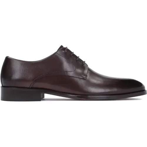 Herren elegante dunkelbraune Derby-Schuhe - Kazar - Modalova