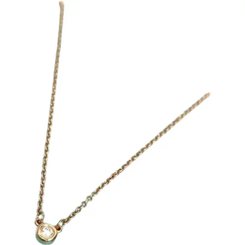 Pre-owned Jewellery, female, , Size: ONE SIZE Pre-owned Rose Gold necklaces - Tiffany & Co. Pre-owned - Modalova