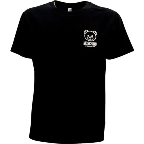 T-Shirts , Herren, Größe: XS - Moschino - Modalova