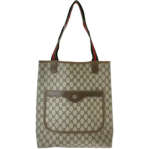 Pre-owned Tote Bags, female, , Size: ONE SIZE Pre-owned Canvas gucci-bags - Gucci Vintage - Modalova