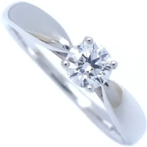 Pre-owned Jewellery, female, , Size: ONE SIZE Pre-owned Platinum rings - Tiffany & Co. Pre-owned - Modalova