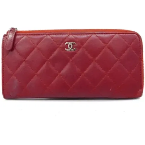 Pre-owned Leather wallets , female, Sizes: ONE SIZE - Chanel Vintage - Modalova