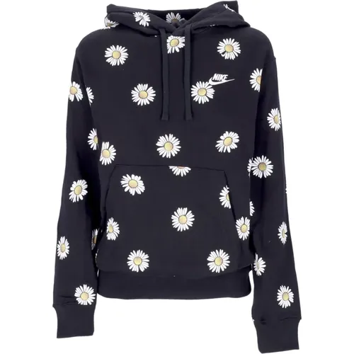 Hoodies, male, , Size: XL Floral Print Hooded Sweatshirt - Nike - Modalova