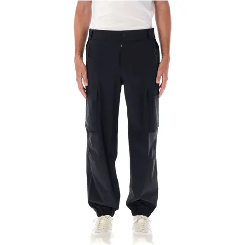 Straight Trousers, male, , Size: M Cargo Jogger Pants Aw24 - Moncler - Modalova