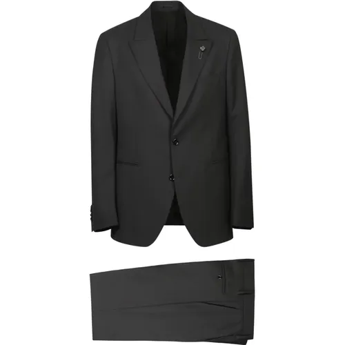 Single Breasted Suits, male, , Size: 2XL Suit for Men Elegant Style - Lardini - Modalova