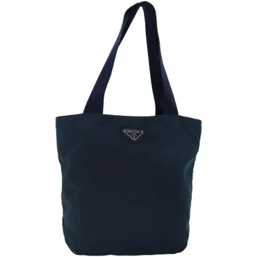 Pre-owned Tote Bags, female, , Size: ONE SIZE Pre-owned Nylon handbags - Prada Vintage - Modalova