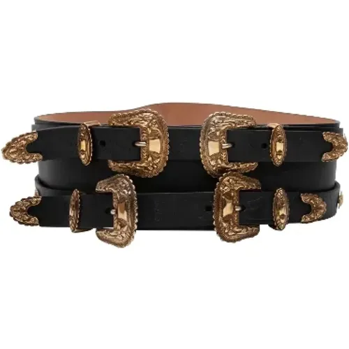 Pre-owned Belts, female, , Size: ONE SIZE Pre-owned Leather belts - Alexander McQueen Pre-owned - Modalova