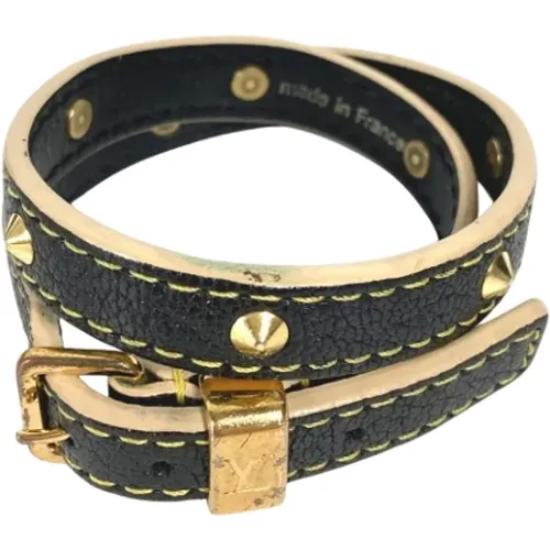 Pre-owned Jewellery, female, , Size: ONE SIZE Pre-owned Leather bracelets - Louis Vuitton Vintage - Modalova