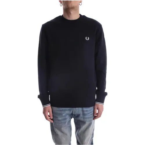 Iconic Logo Sweatshirt for Men , male, Sizes: 2XL, S, XS - Fred Perry - Modalova