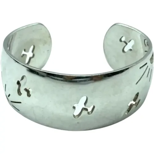 Pre-owned Jewellery, female, , Size: ONE SIZE Pre-owned Silver bracelets - Hermès Vintage - Modalova