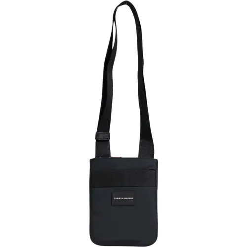 Messenger Bags, male, , Size: ONE SIZE Rubberised Logo Patch Small Crossover Bag - Tommy Hilfiger - Modalova
