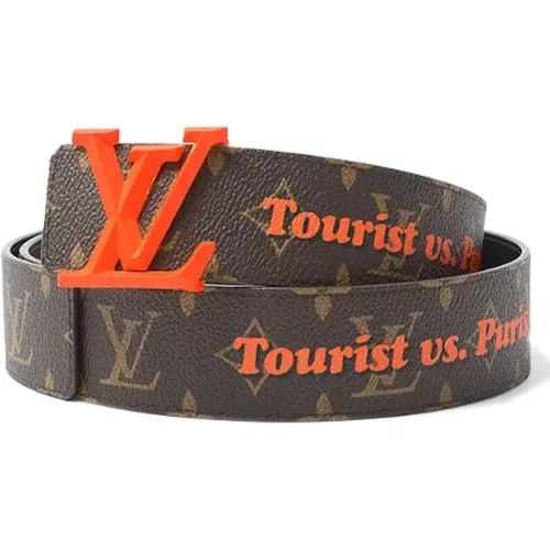 Pre-owned Belts, male, , Size: ONE SIZE Pre-owned Canvas belts - Louis Vuitton Vintage - Modalova