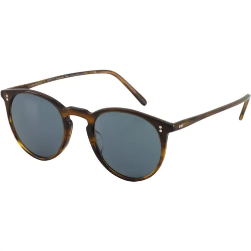 Sunglasses, unisex, , Size: XS – Round OMalley *Photochromic* Sunglasses /Tuscany tortoise - Oliver Peoples - Modalova