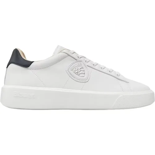 Moderne Herren Sneakers , Herren, Größe: 41 EU - Blauer - Modalova