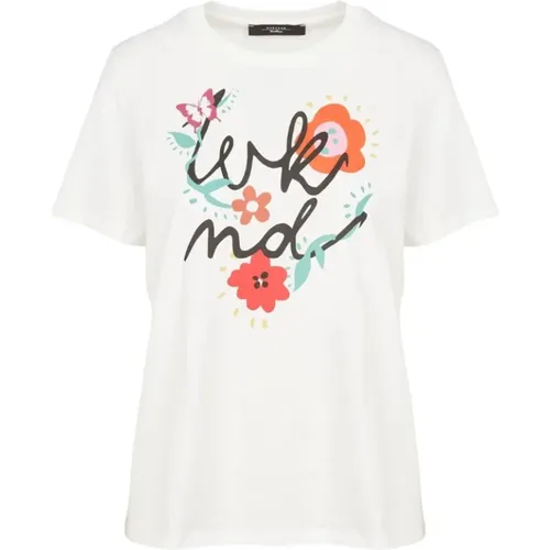 Stylisches Nervi T-Shirt , Damen, Größe: XL - Max Mara - Modalova