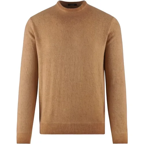 Wool Round Neck Sweater for Men , male, Sizes: M, 2XL - BomBoogie - Modalova