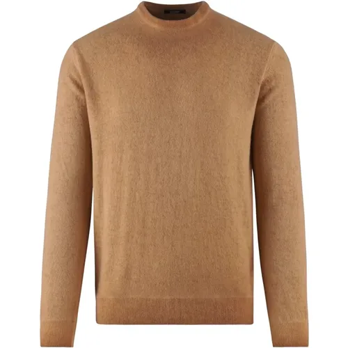 Wool Round Neck Sweater for Men , male, Sizes: M, L, 2XL, S, XL - BomBoogie - Modalova