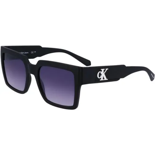 Schicke Schwarze Kunststoff-Sonnenbrille Frauen - Calvin Klein - Modalova