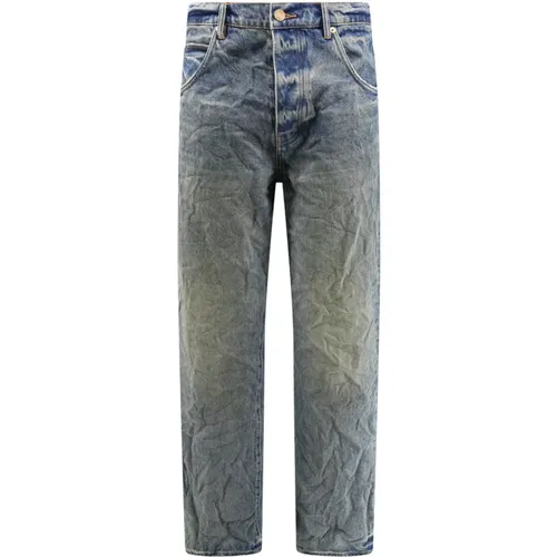 Baggy Fit Wide Leg Jeans , male, Sizes: W31, W32, W34, W33, W29 - Purple Brand - Modalova
