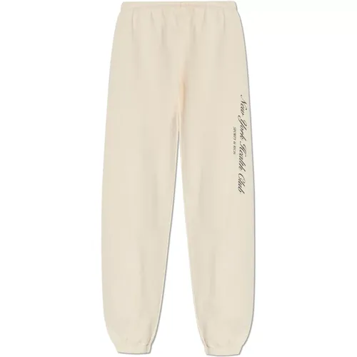 Sweatpants, unisex, , Size: M Sweatpants from the The Mountain collection - Sporty & Rich - Modalova