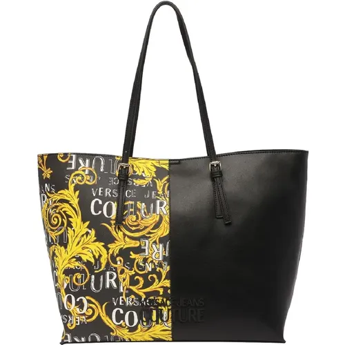 Schultertasche mit Barockdruck - Versace Jeans Couture - Modalova